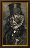 Orphan Man in Sunday with Eye Bandage Plakater af Vincent van Gogh