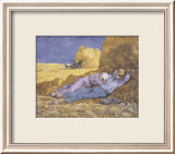La méridienne Posters par Vincent van Gogh