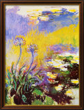 Les Agapanthes Posters by Claude Monet