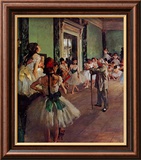 La classe de danse Affiche par Edgar Degas