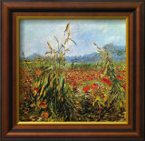 Field with Poppies Lámina giclée enmarcada por Vincent van Gogh Field with Poppies Lámina giclée enmarcada por Vincent van Gogh