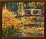 Bassin aux nymphéas - Harmonie rose Affiches par Claude Monet