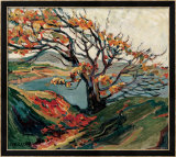 Tree in Autumn Framed Giclee Print by Emily Carr