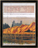 Las puertas, proyecto para Central Park, Collage 1990 Pósters por Christo Las puertas, proyecto para Central Park, Collage 1990 Pósters por Christo
