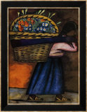 Vendedor de flores con cesta Pósters por Diego Rivera Vendedor de flores con cesta Pósters por Diego Rivera