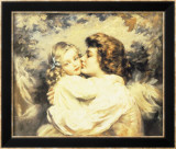 Mother and Daughter Poster by Thomas B. Kennington