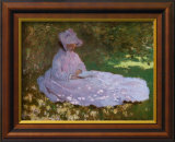 Springtime Láminas por Claude Monet