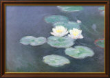 Nympheas Effet du Soir Posters by Claude Monet
