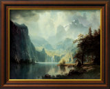 In the Mountains, 1867 Affiche par Albert Bierstadt