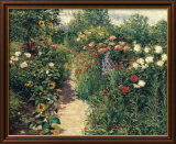 Garden at Giverny, c. 1890 Posters par John Leslie Breck
