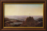 Morning in the Riesengebirge Estampe encadrée par Caspar David Friedrich