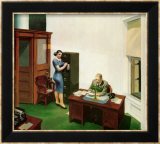Office at Night Affiches par Edward Hopper