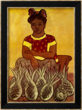 Vendedora de Pinas Láminas por Diego Rivera Vendedora de Pinas Láminas por Diego Rivera