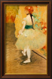 Danseuse en vert Affiche par Edgar Degas