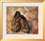 Par de zapatos Lámina giclée enmarcada por Vincent van Gogh Par de zapatos Lámina giclée enmarcada por Vincent van Gogh