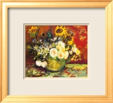 Vase of Flowers Arte por Vincent van Gogh