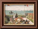 Balcony on the Sea at Saint Adresse Posters tekijänä Claude Monet
