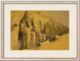 Le grand temple d'Abou Simbel Posters par David Roberts