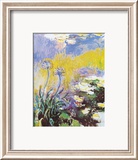 Les Agapanthes Art by Claude Monet