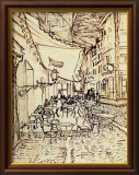 Study for the Cafe Terrace at Night Framed Giclee Print by Vincent van Gogh