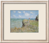 Cliff Walk at Pourville, 1882 Affiches par Claude Monet