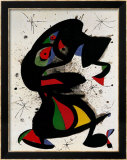 Aufrechte Figur Affiches par Joan Miró