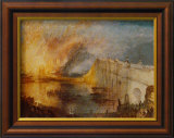 Der Brand der Houses of Parliament Kunstdrucke von William Turner