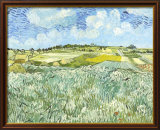 Die Ebene bei Auvers, c.1890 Póster por Vincent van Gogh