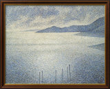 A Coastal Scene, c.1892 Poster par Théo van Rysselberghe