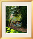 Le Parc Monceau Estampe encadrée par Claude Monet