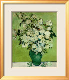 A Vase of Roses, c.1890 Lámina giclée enmarcada por Vincent van Gogh A Vase of Roses, c.1890 Lámina giclée enmarcada por Vincent van Gogh