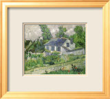 Houses at Auvers, c.1890 Láminas por Vincent van Gogh