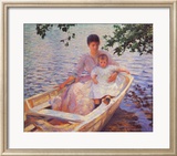 Mother And Child Print by Edmund Charles Tarbell