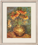 Crown Imperial Fritillaries in a Copper Vase, c.1886 Láminas por Vincent van Gogh