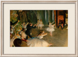 Ensayo en el escenario Lámina giclée enmarcada por Edgar Degas Ensayo en el escenario Lámina giclée enmarcada por Edgar Degas