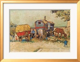 Caravans Encampment of Gypsies Arte por Vincent van Gogh Caravans Encampment of Gypsies Arte por Vincent van Gogh