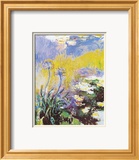 Les Agapanthes Print by Claude Monet