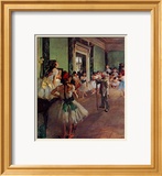 La classe de danse Affiche par Edgar Degas