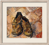 Par de zapatos Lámina giclée enmarcada por Vincent van Gogh Par de zapatos Lámina giclée enmarcada por Vincent van Gogh