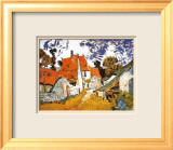Strasse in Auvers Póster por Vincent van Gogh Strasse in Auvers Póster por Vincent van Gogh