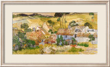 Vue d'Auvers, 1890 Affiches par Vincent van Gogh