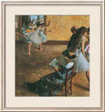 Classe de ballet Posters par Edgar Degas