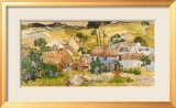 Vista de Auvers, 1890 Pósters por Vincent van Gogh Vista de Auvers, 1890 Pósters por Vincent van Gogh