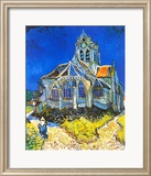 Iglesia de Auvers Pósters por Vincent van Gogh