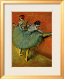 Tanzerinnen an der Stange Ballerina Posters par Edgar Degas