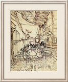 Study for the Cafe Terrace at Night Framed Giclee Print by Vincent van Gogh