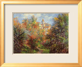 Jardin de Bordighera Láminas por Claude Monet