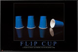 Flip Cup Pôsteres