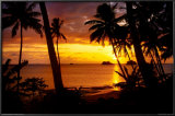 Sunset Lagoon Poster by Beverly Factor