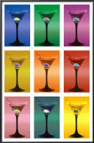 Martini Pop Art Print
